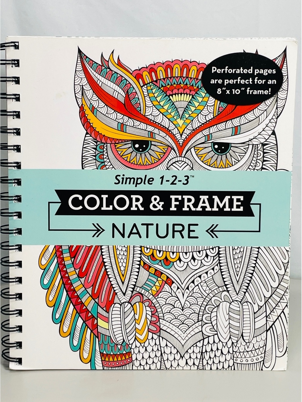 Simple 1-2-3 Color & Frame Nature Coloring Book